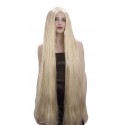 Blond superlång peruk