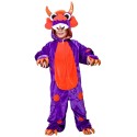 Lila monster barndräkt